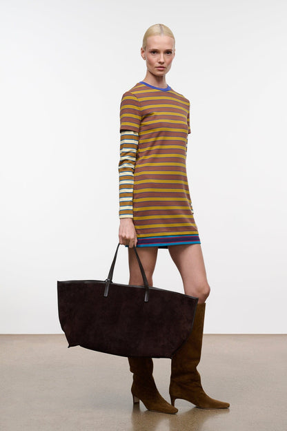 STAUD Christos Large Tote Espresso - Handbags available at Hiptique in Woodland Hills