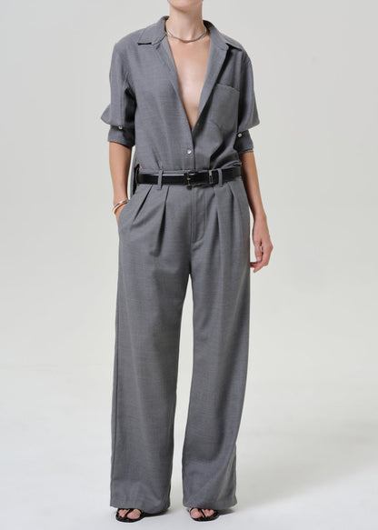 CITIZENS OF HUMANITY kayla shrunken in felted wool gris (lt/md grey) - Tops available at Hiptique in Woodland Hills
