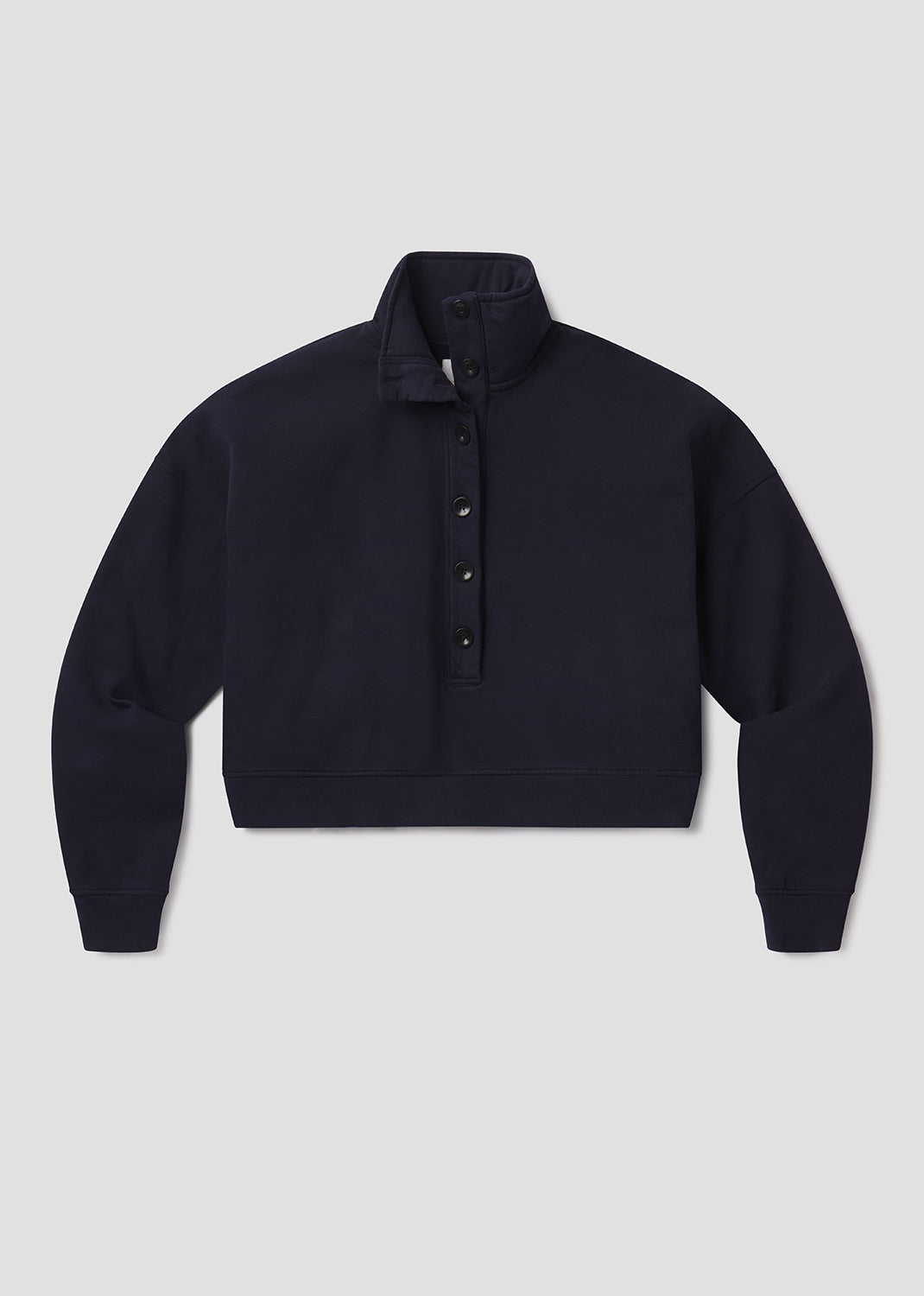Citizens of Humanity Mirelle Funnel Neck Navy - sweatshirt available at Hiptique boutique in Woodland Hills California