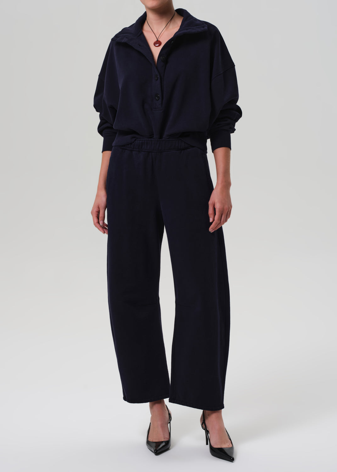 Citizens of Humanity Miro Sweatpant Navy - sweatpant available at Hiptique boutique in Woodland Hills California