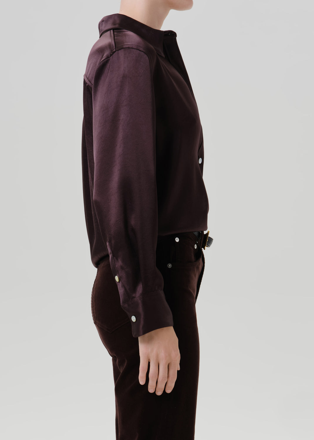 CITIZENS OF HUMANITY tullah shirt espresso - Tops available at Hiptique in Woodland Hills