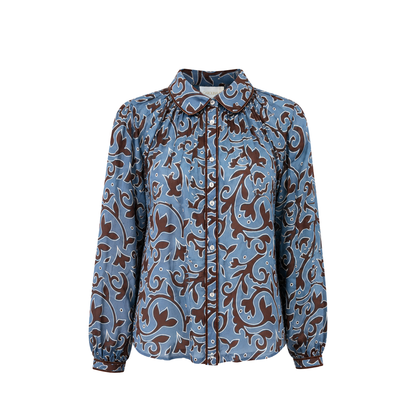 CAROLINA K Alice Top Autumn Vine Blue - Tops available now