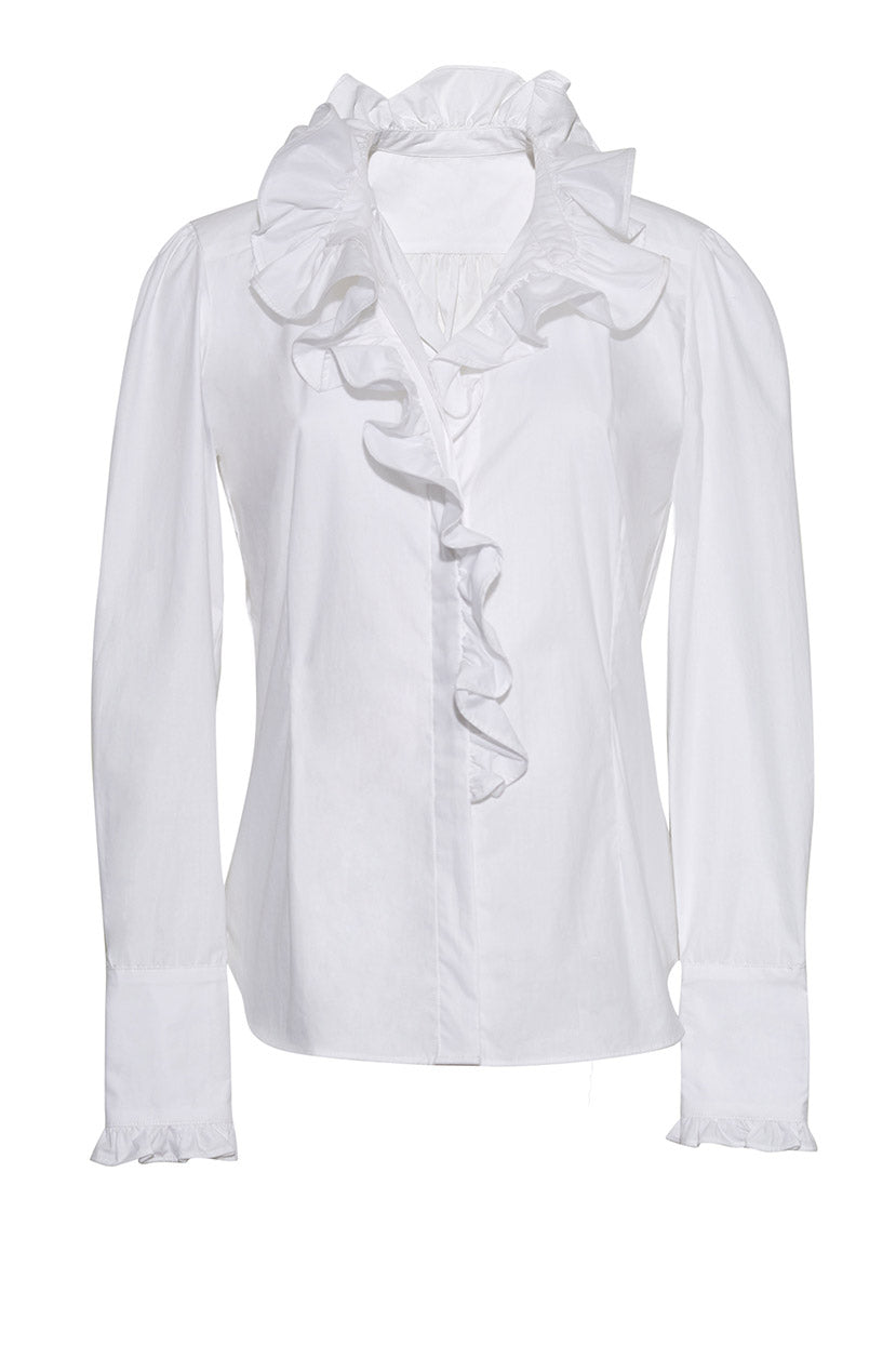 CARA CARA Anne Blouse White - Tops available at Hiptique in Woodland Hills