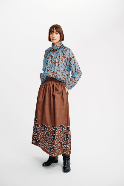 CAROLINA K Alice Top Autumn Vine Blue - Tops available now