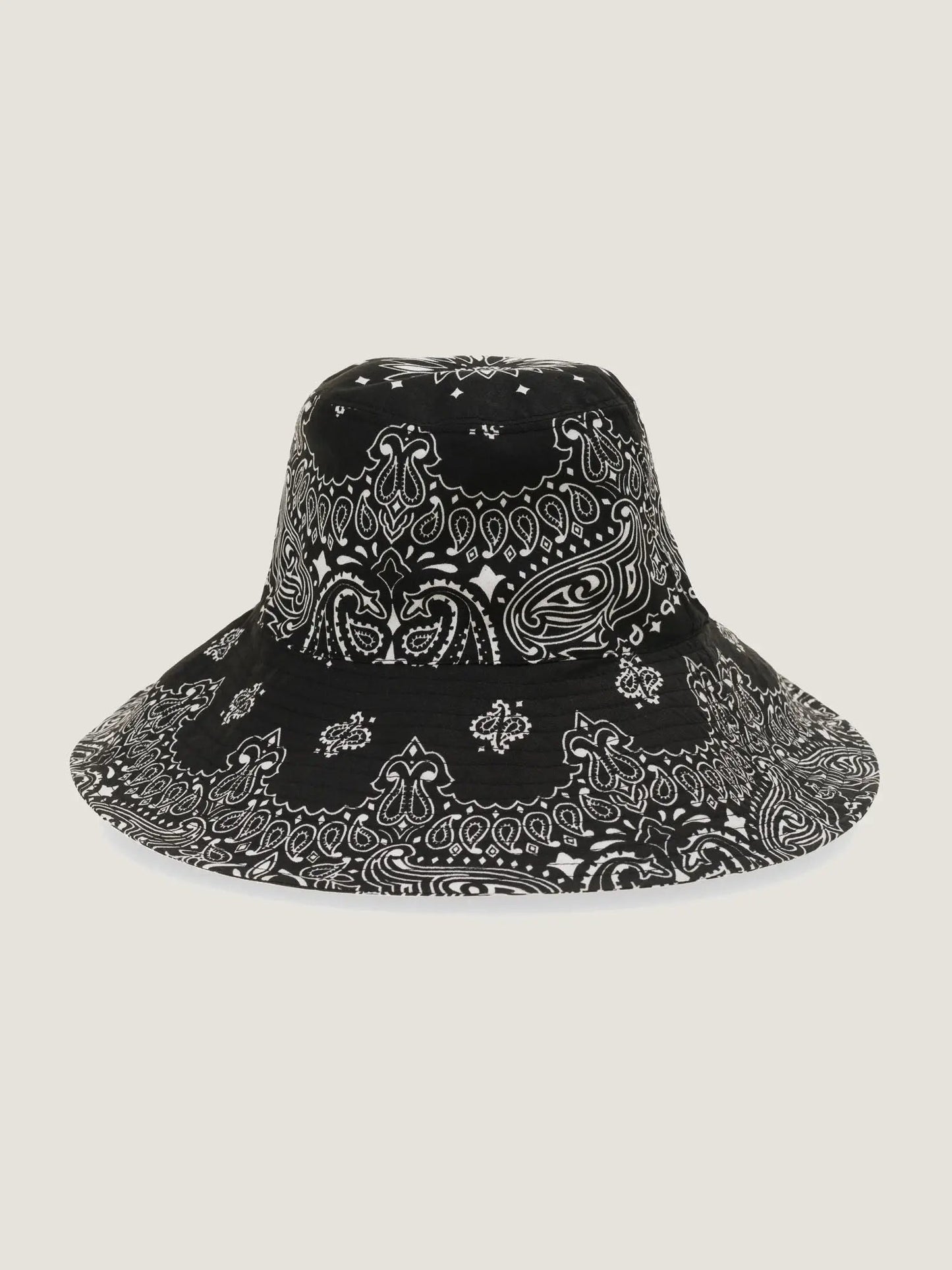 Call It By Your Name Capeline Sunhat Black - detail view - Hiptique Woodland Hills