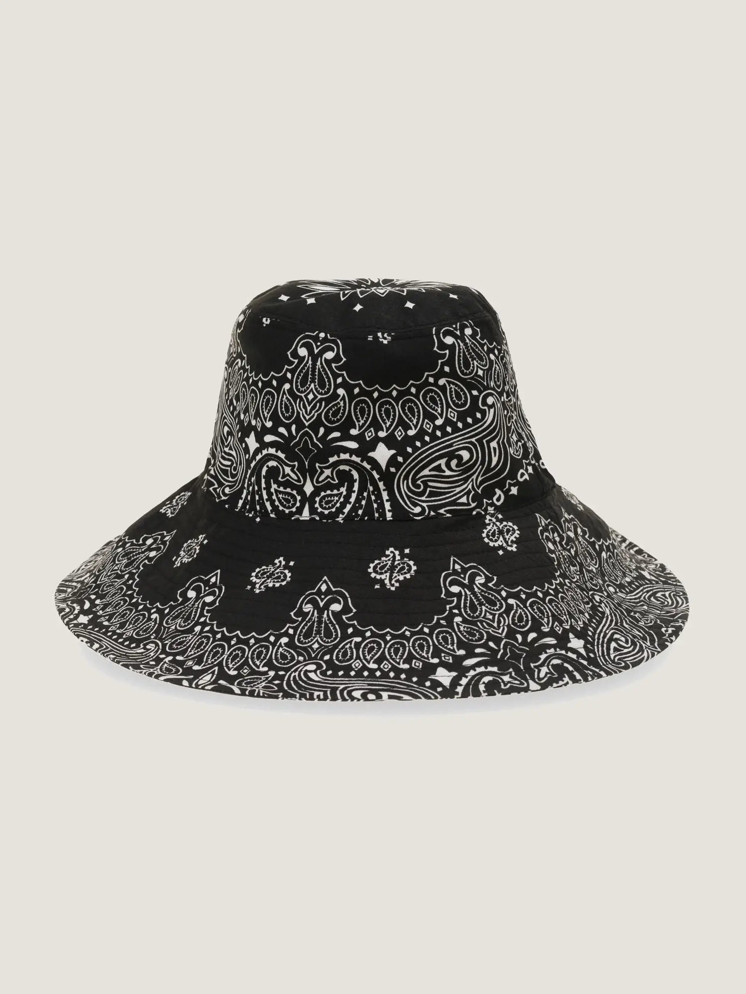 Call It By Your Name Capeline Sunhat Black - detail view - Hiptique Woodland Hills