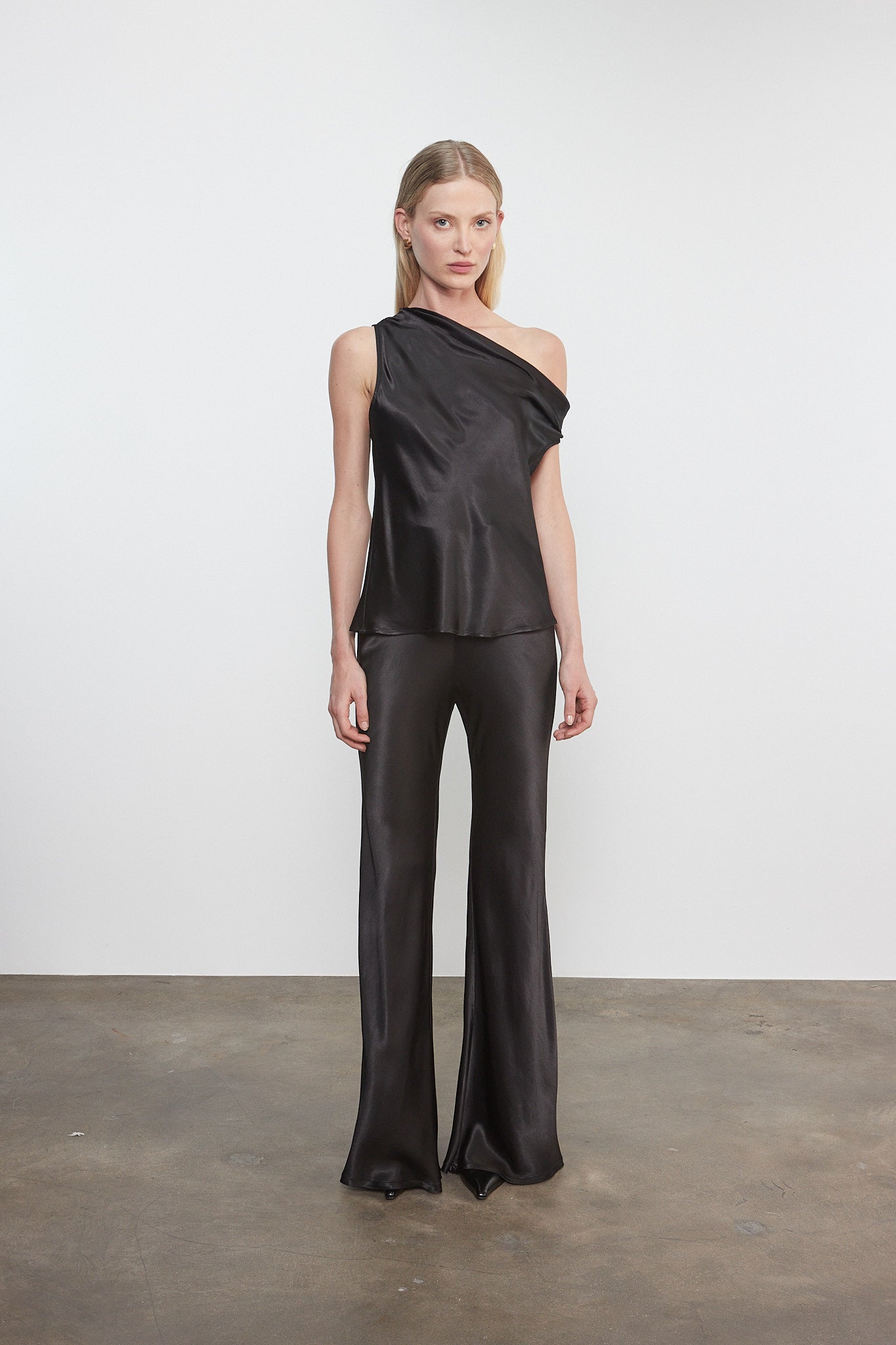 Bias Cut Satin Pant