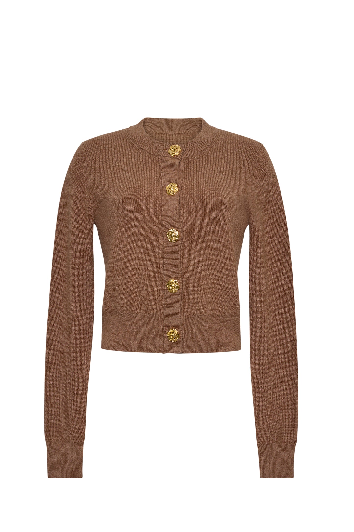 CARA CARA Ellery Cardigan Camel Heather - Sweaters available now