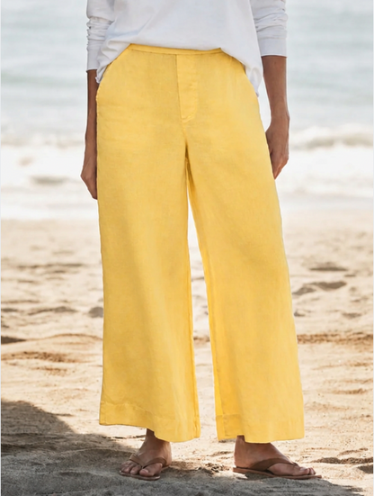 WIDE-LEG PULL-ON PANT