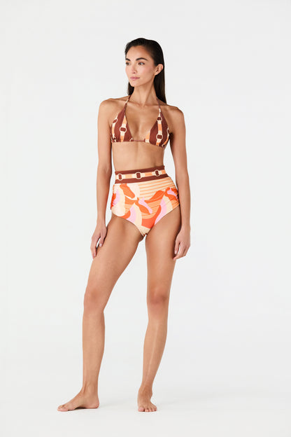 Juan de Dios Gorgona Top - women's reversible bikini top available at Hiptique boutique in Woodland Hills California