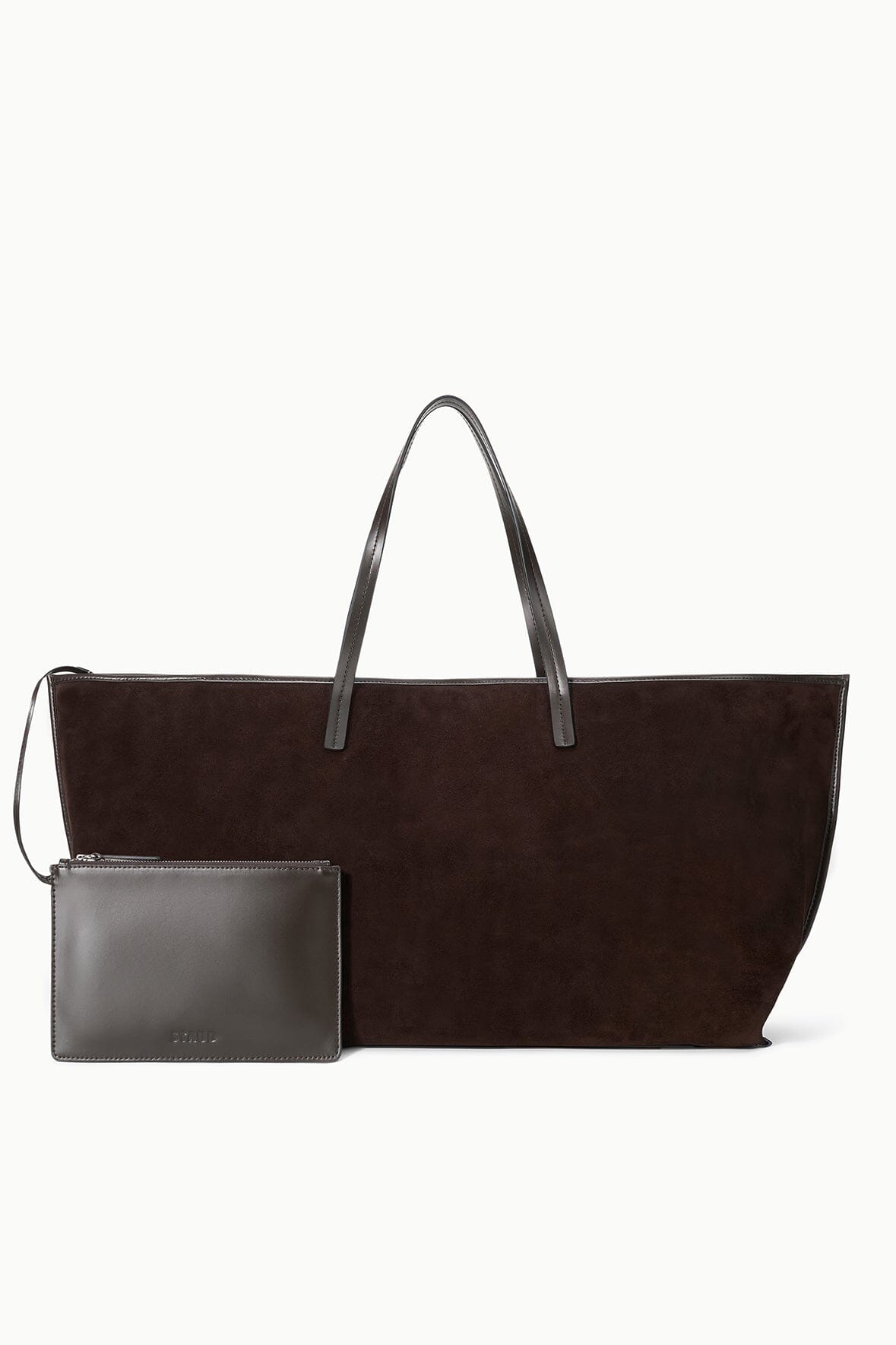 STAUD Christos Large Tote Espresso - Handbags available at Hiptique in Woodland Hills