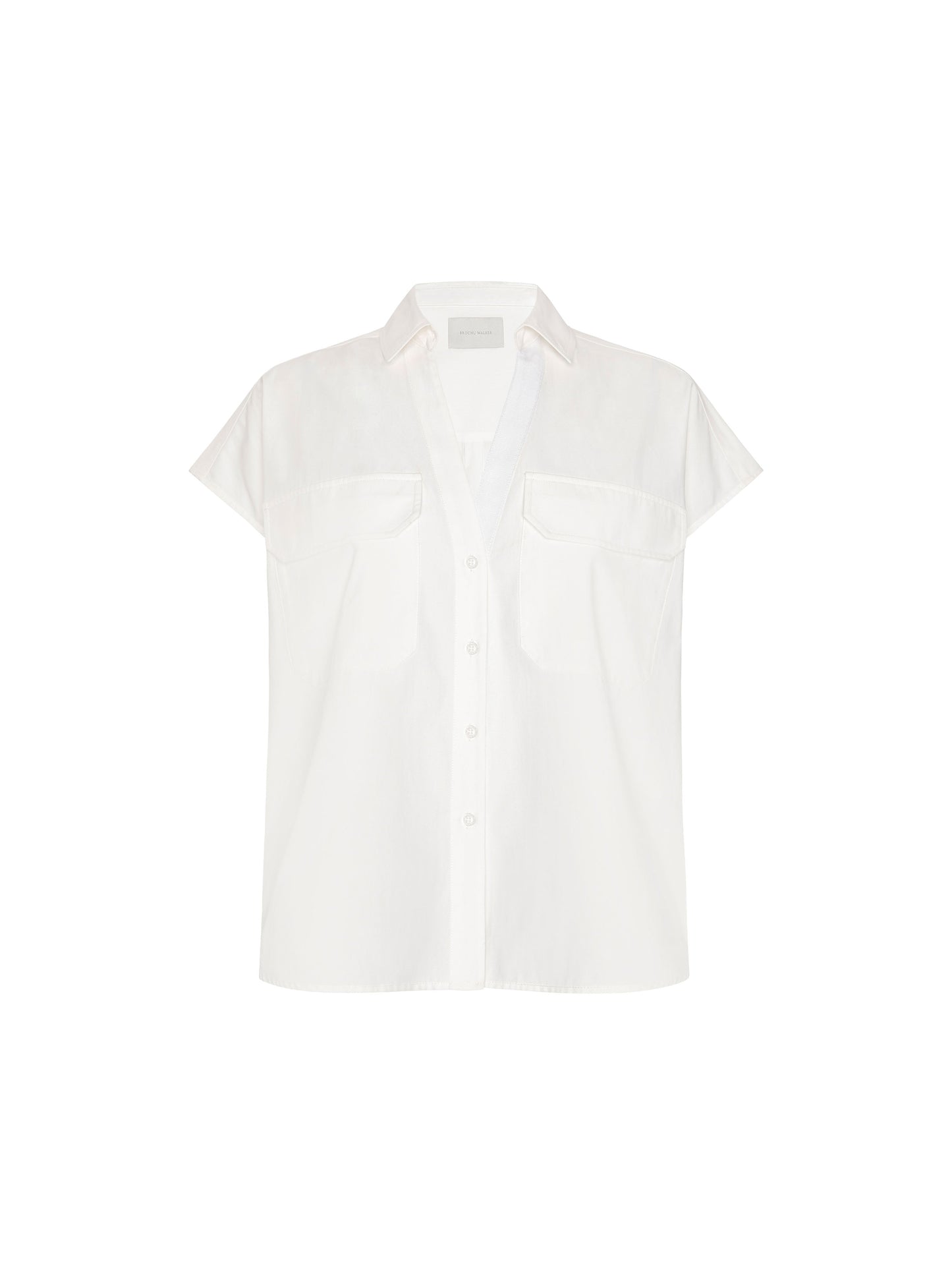 Brochu Walker St Tropez Shirt Salt White - shirt available at Hiptique boutique in Woodland Hills California