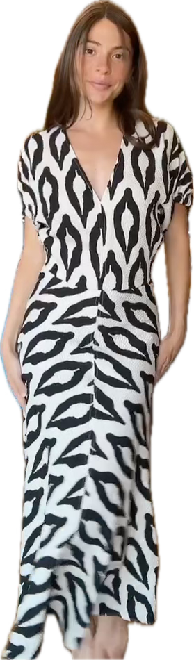 KOMFORTABLE MIDI LENGTH DRESS