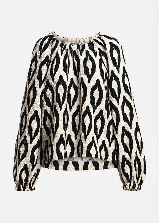 ESSENTIEL ANTWERP Kolorful Oversized Top Mushroom Mood - Tops available at Hiptique in Woodland Hills