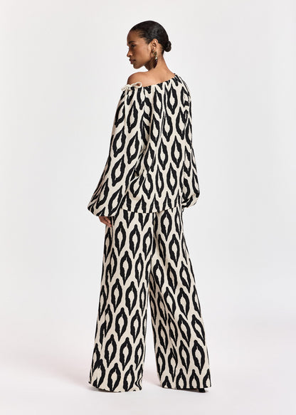 ESSENTIEL ANTWERP Kolorful Oversized Top Mushroom Mood - Tops available at Hiptique in Woodland Hills