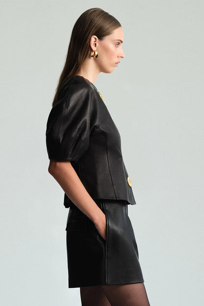 CARA CARA Fletcher Top Black - Tops available at Hiptique in Woodland Hills