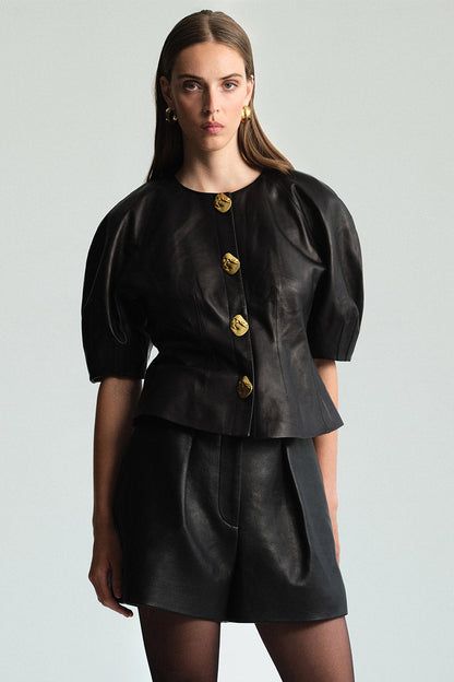 CARA CARA Fletcher Top Black - Tops available at Hiptique in Woodland Hills