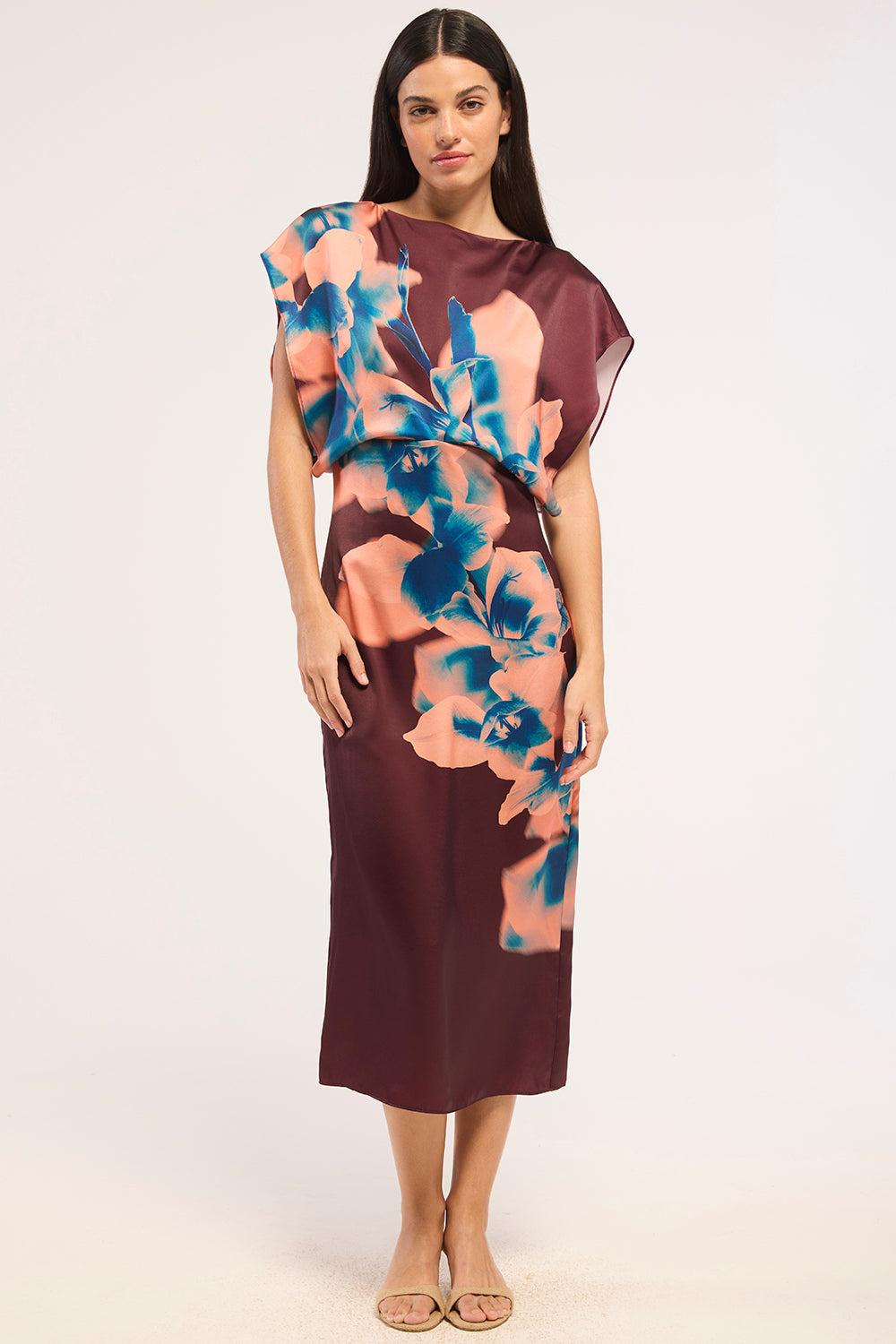 MISA Lenny Dress Cerulean Orchid - dress available at Hiptique boutique in Woodland Hills California