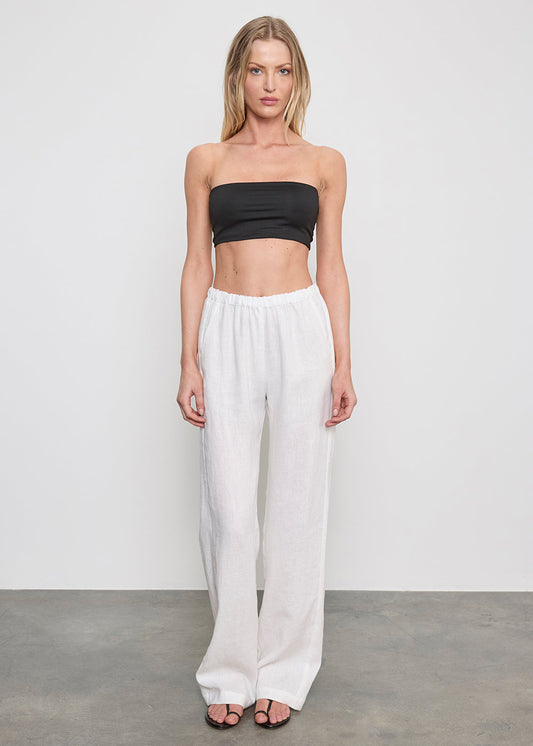 Enza Costa Linen Everywhere Pant Undyed - women's 100% linen straight-leg pant available at Hiptique boutique in Woodland Hills California