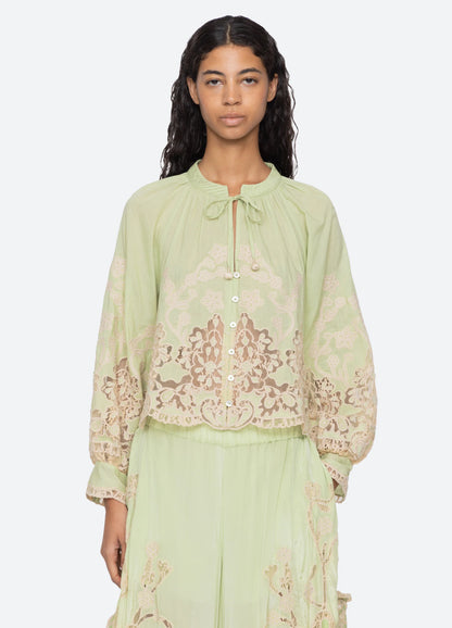 GRACELYN LACE TOP