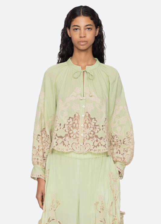 GRACELYN LACE TOP