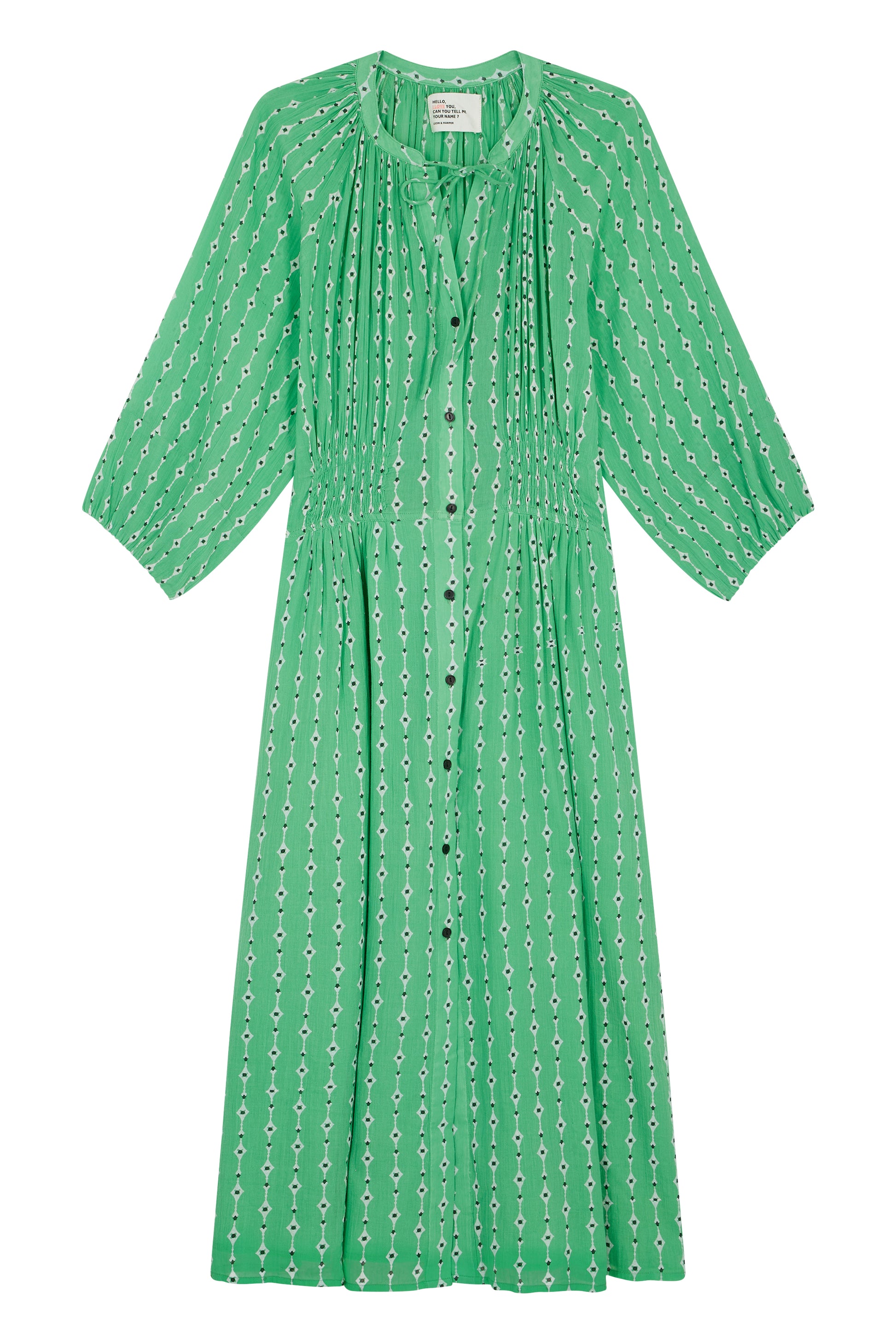 Leon & Harper Roudy Dress - relaxed printed dress front view