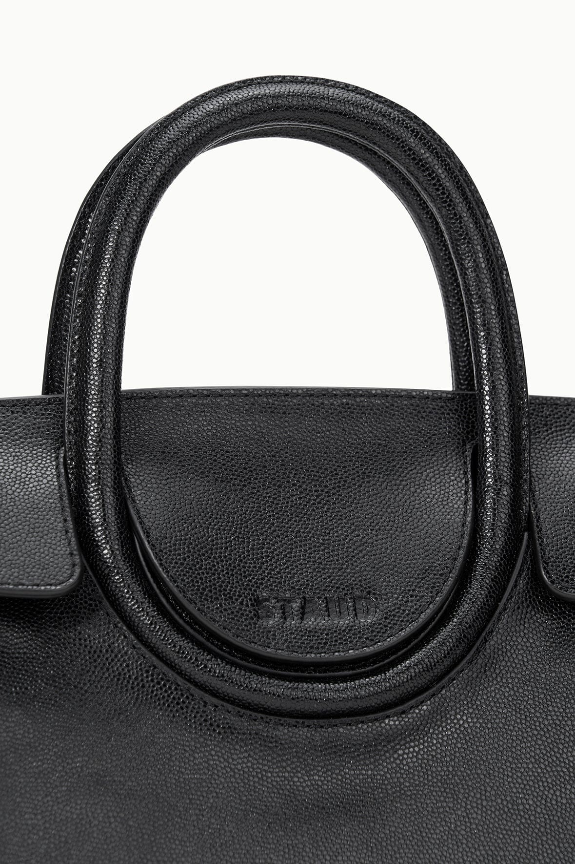 STAUD Maude Mini Carryall Black - handbag available at Hiptique boutique in Woodland Hills California