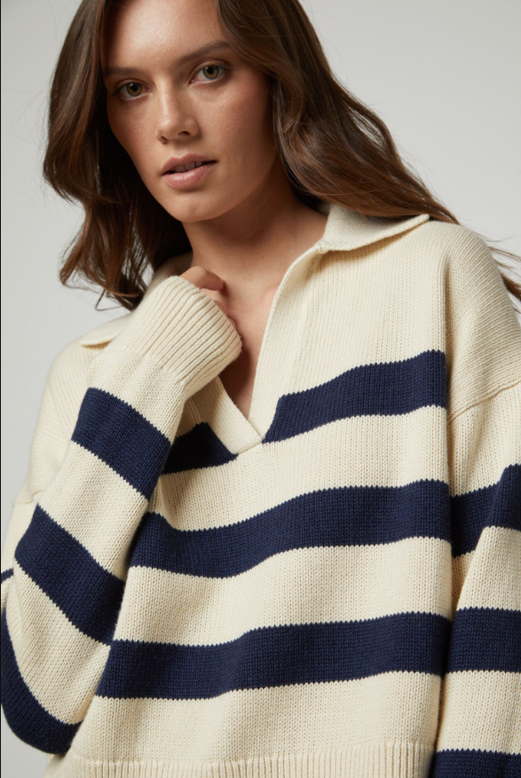 Lucie Stripe Sweater