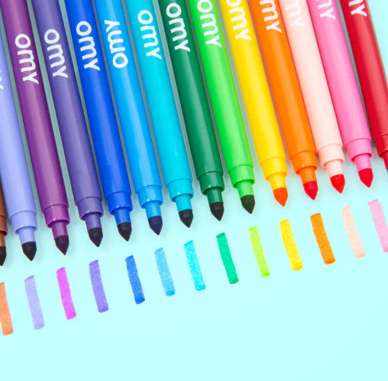 WASHABLE MARKERS - SET OF 16