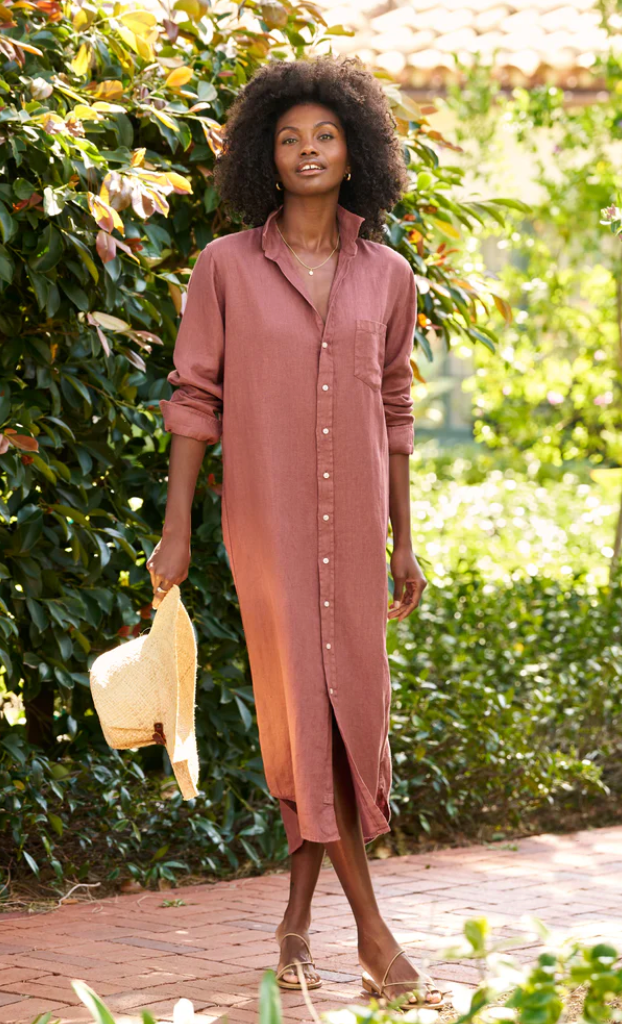 RORY WASHED LINEN DRESS