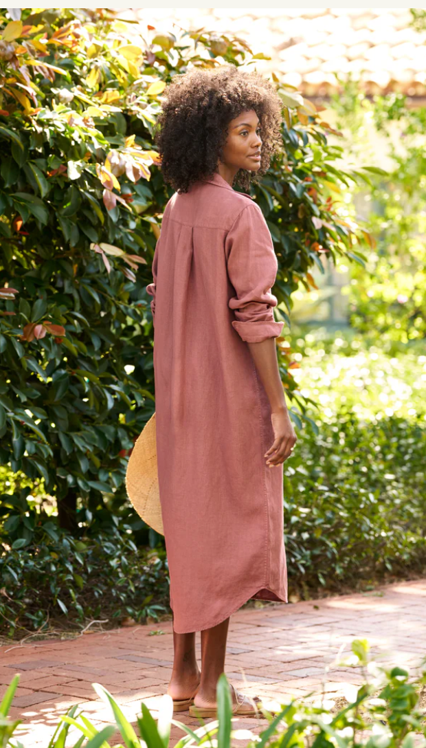 RORY WASHED LINEN DRESS