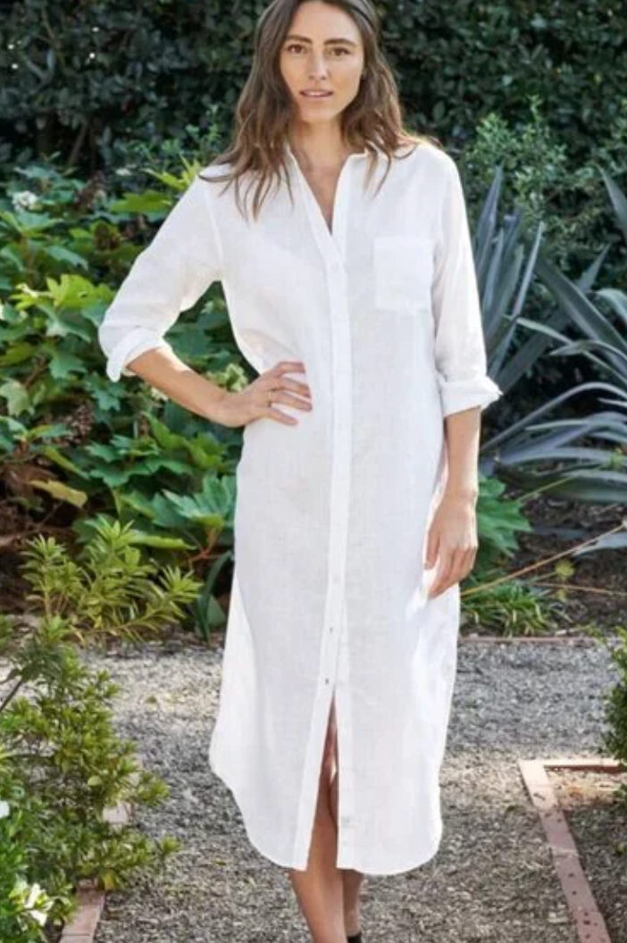 RORY WASHED LINEN DRESS