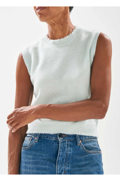 Distressed Cashmere Tank