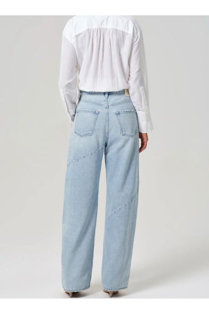 AYLA SWIRL BAGGY DENIM