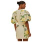 PUFFY SLEEVE MINI DRESS