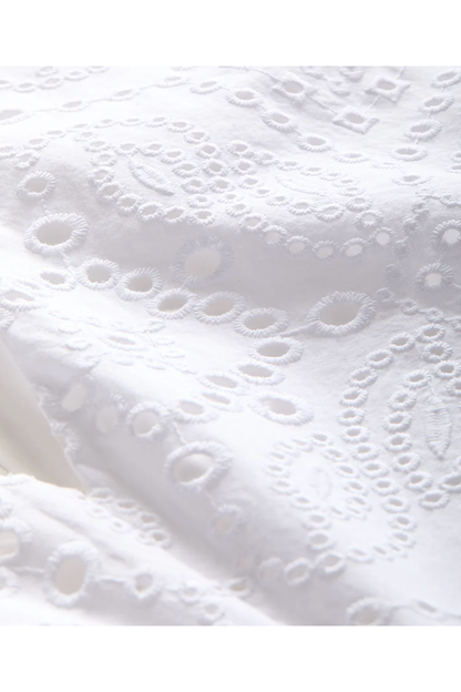 Aven Eyelet Midi Dress