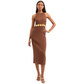 Isla Gold-Medallion Midi Dress