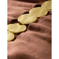Isla Gold-Medallion Midi Dress