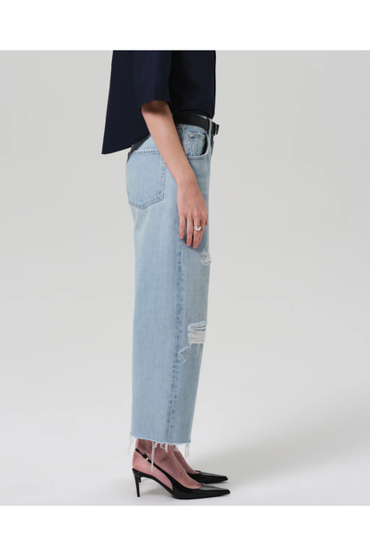 AYLA RAW HEM CROP