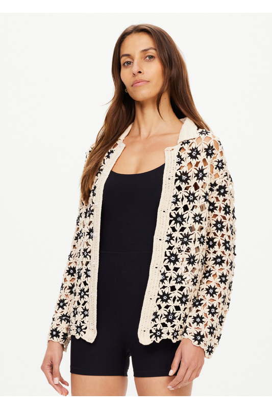 LUMINARY MALIA CROCHET SHIRT