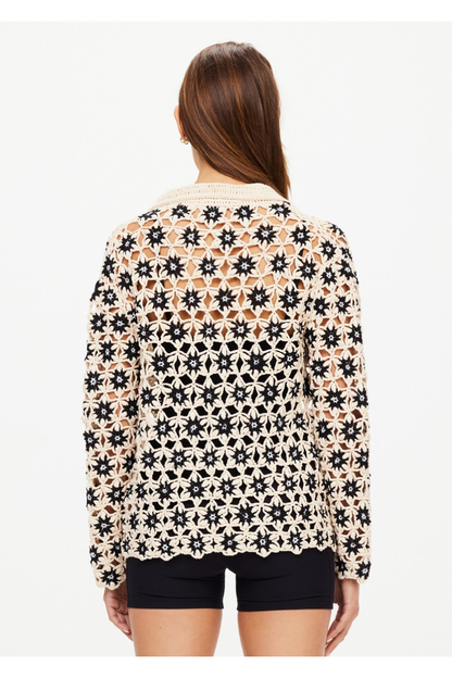 LUMINARY MALIA CROCHET SHIRT