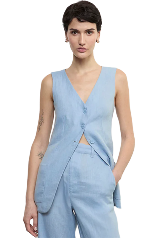 Linen Tunic Vest
