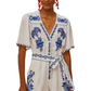 EMBROIDERED ROMPER
