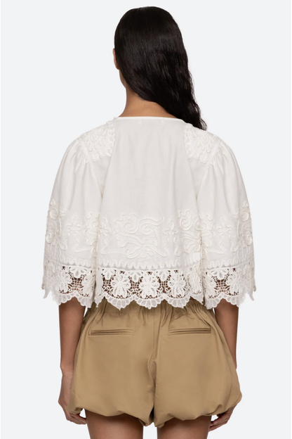 IYLA SOUTACHE TOP