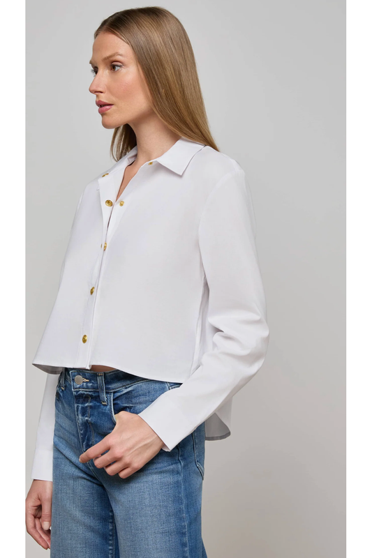 COSETTE CROP HI LO TOP