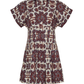 Patterned dress on a white background