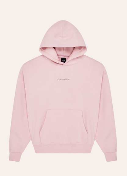 pink hoodie