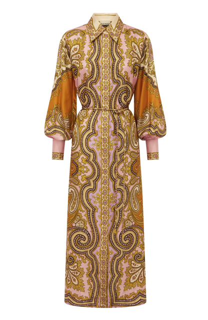 CLEMENZA SILK SHIRTDRESS