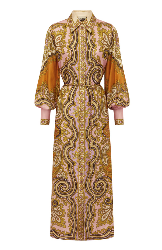 CLEMENZA SILK SHIRTDRESS