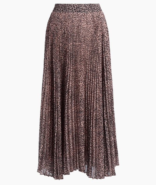 PLEATED MAXI SKIRT